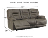 Wurstrow Power Reclining Sofa, Loveseat and Recliner