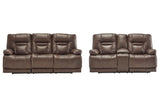 Wurstrow Power Reclining Sofa and Loveseat