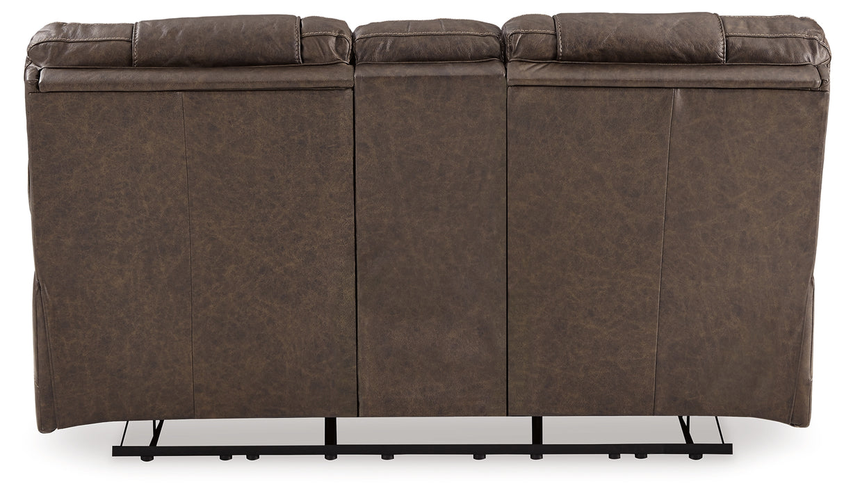 Wurstrow Umber Power Reclining Loveseat