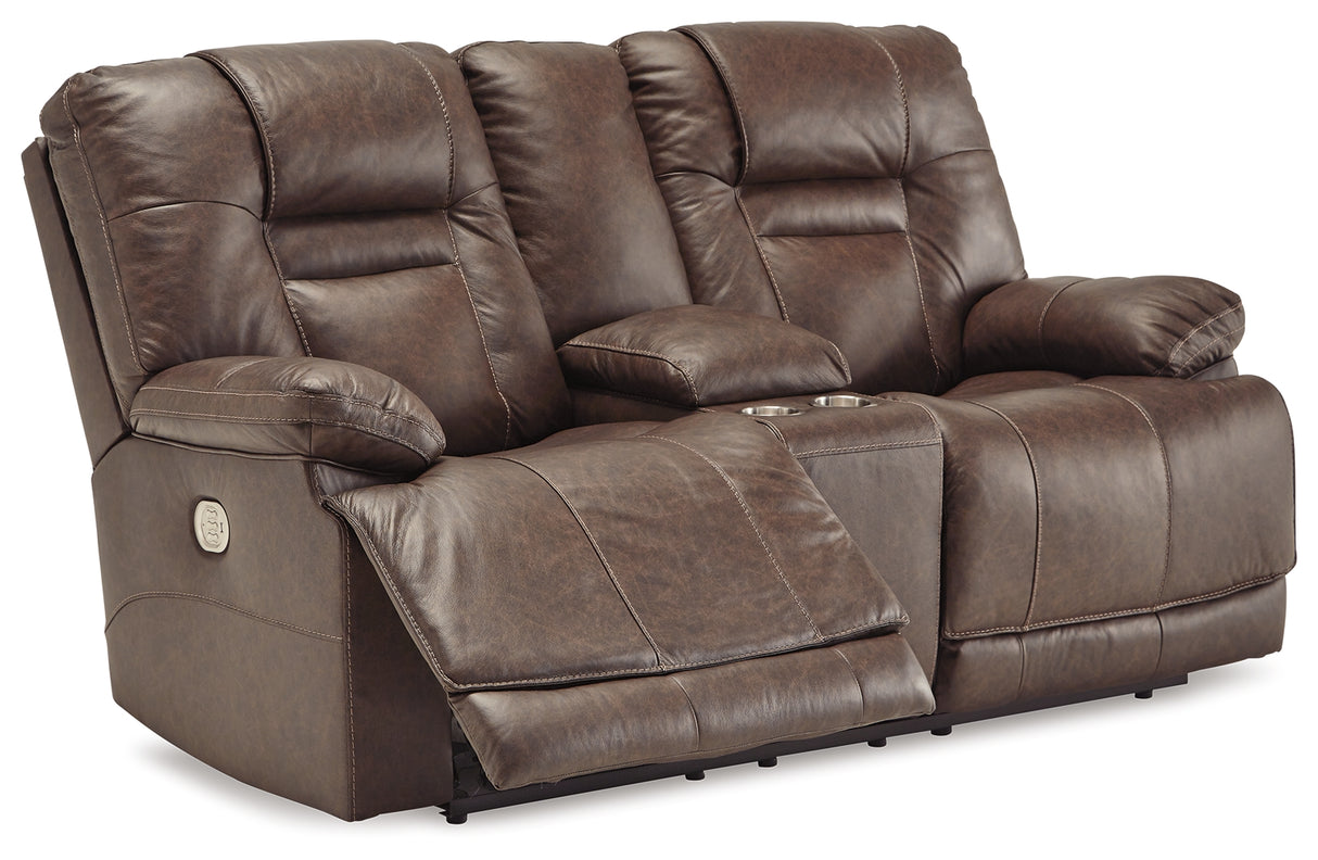 Wurstrow Umber Power Reclining Loveseat