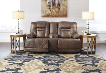 Wurstrow Umber Power Reclining Loveseat