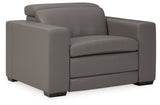 Texline Gray Power Recliner