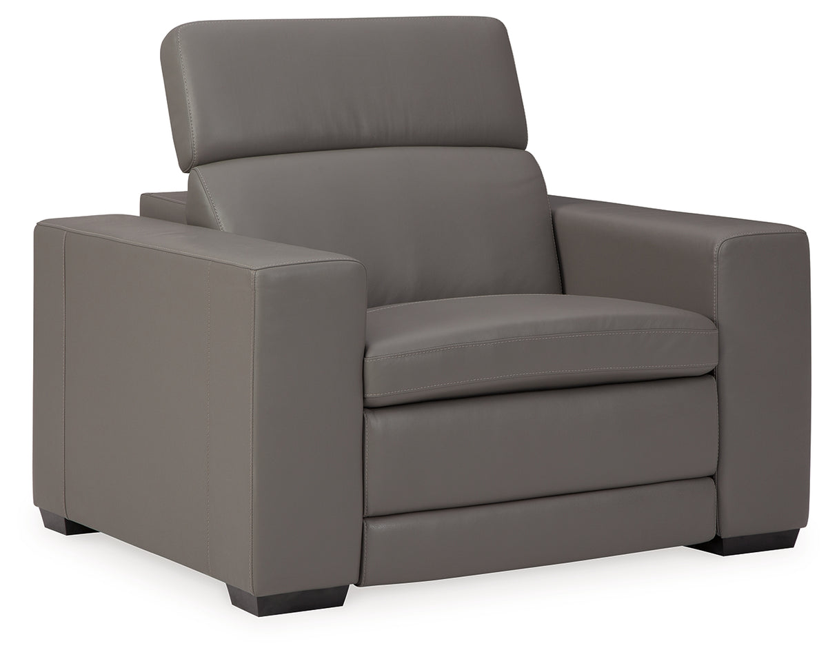 Texline Gray Power Recliner