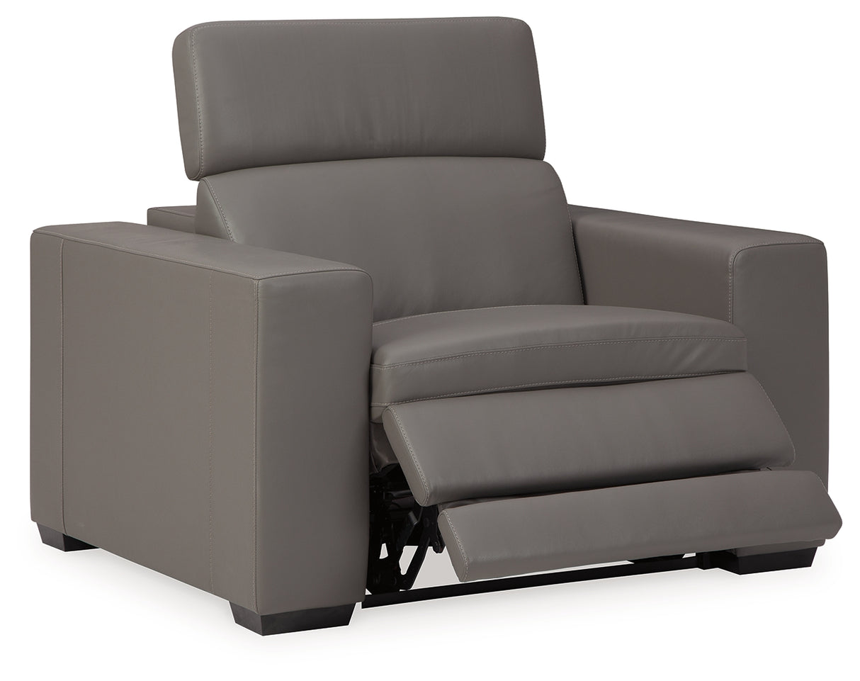 Texline Gray Power Recliner