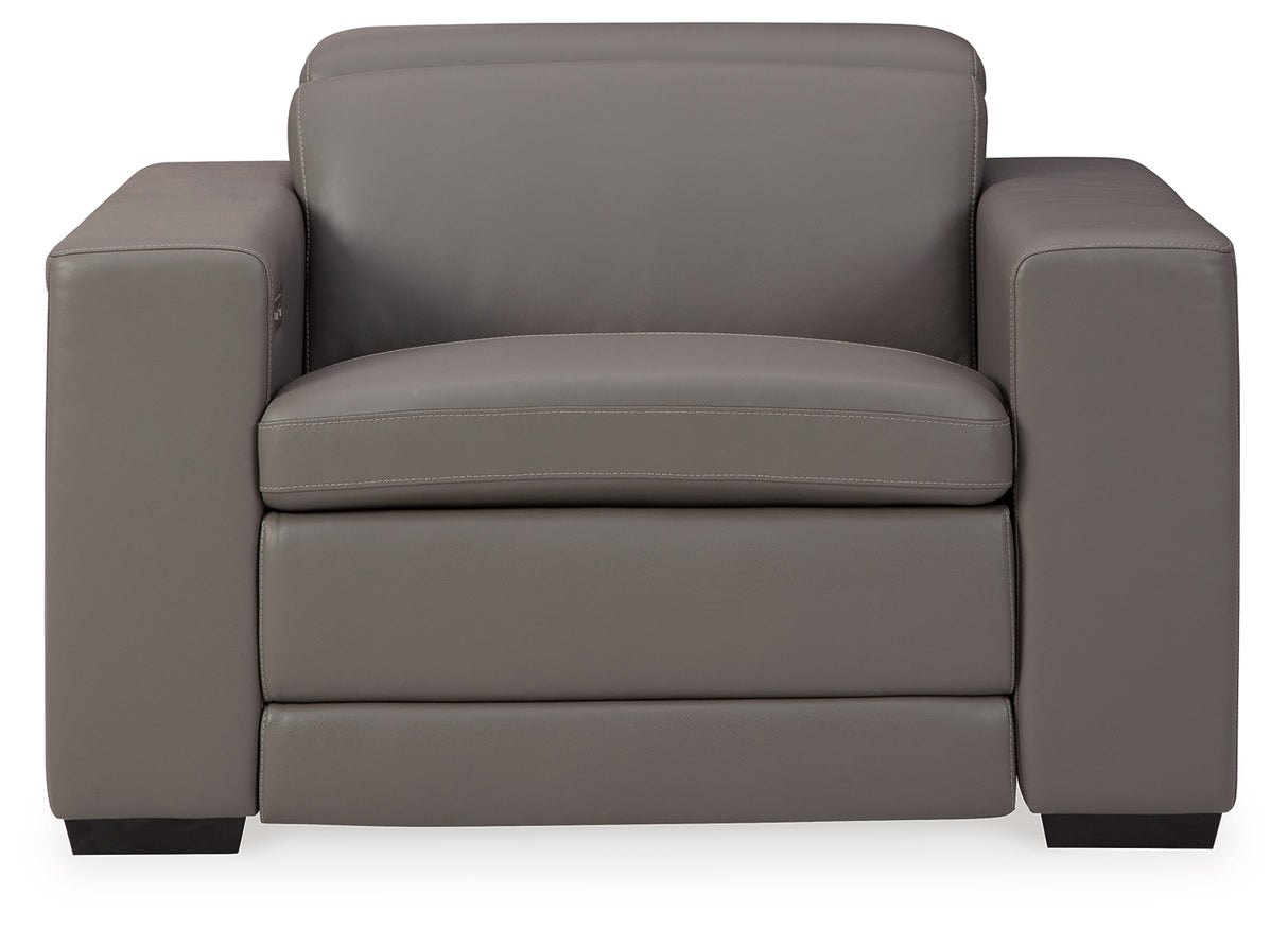 Texline Gray Power Recliner