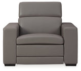 Texline Gray Power Recliner