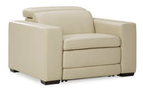 Texline Sand Power Recliner