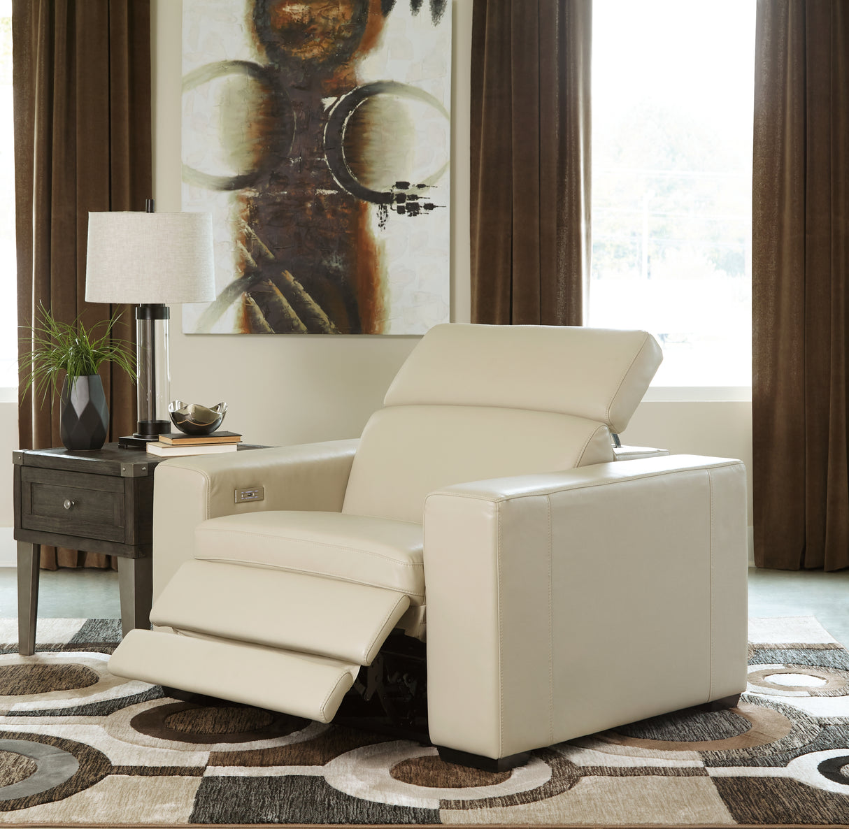 Texline Sand Power Recliner