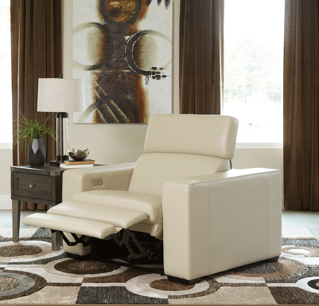 Texline Sand Power Recliner