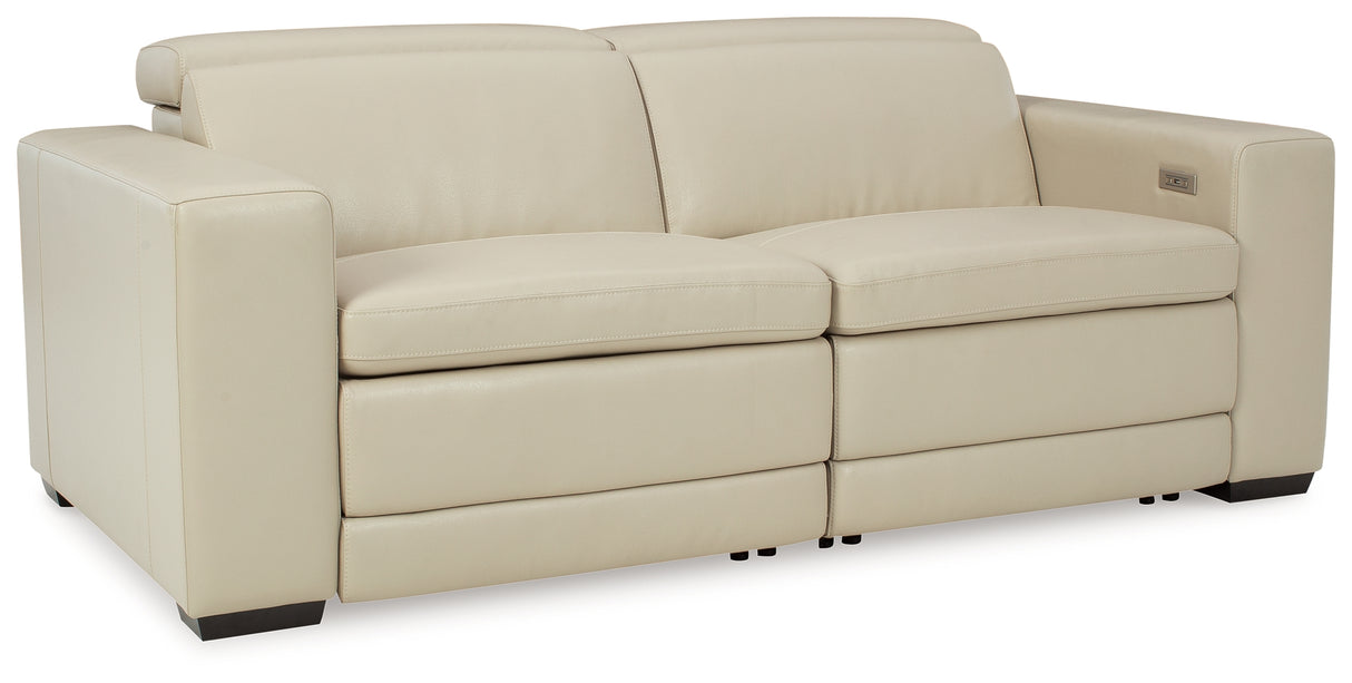 Texline 3-Piece Power Reclining Sectional Loveseat