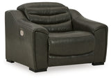 Center Dark Gray Line Power Recliner