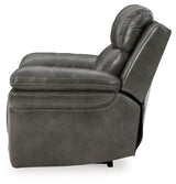 Edmar Charcoal Power Recliner