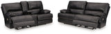 Mountainous Power Reclining Sofa and Loveseat