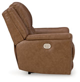 Trasimeno Caramel Power Reclining Sofa, Loveseat And Recliner