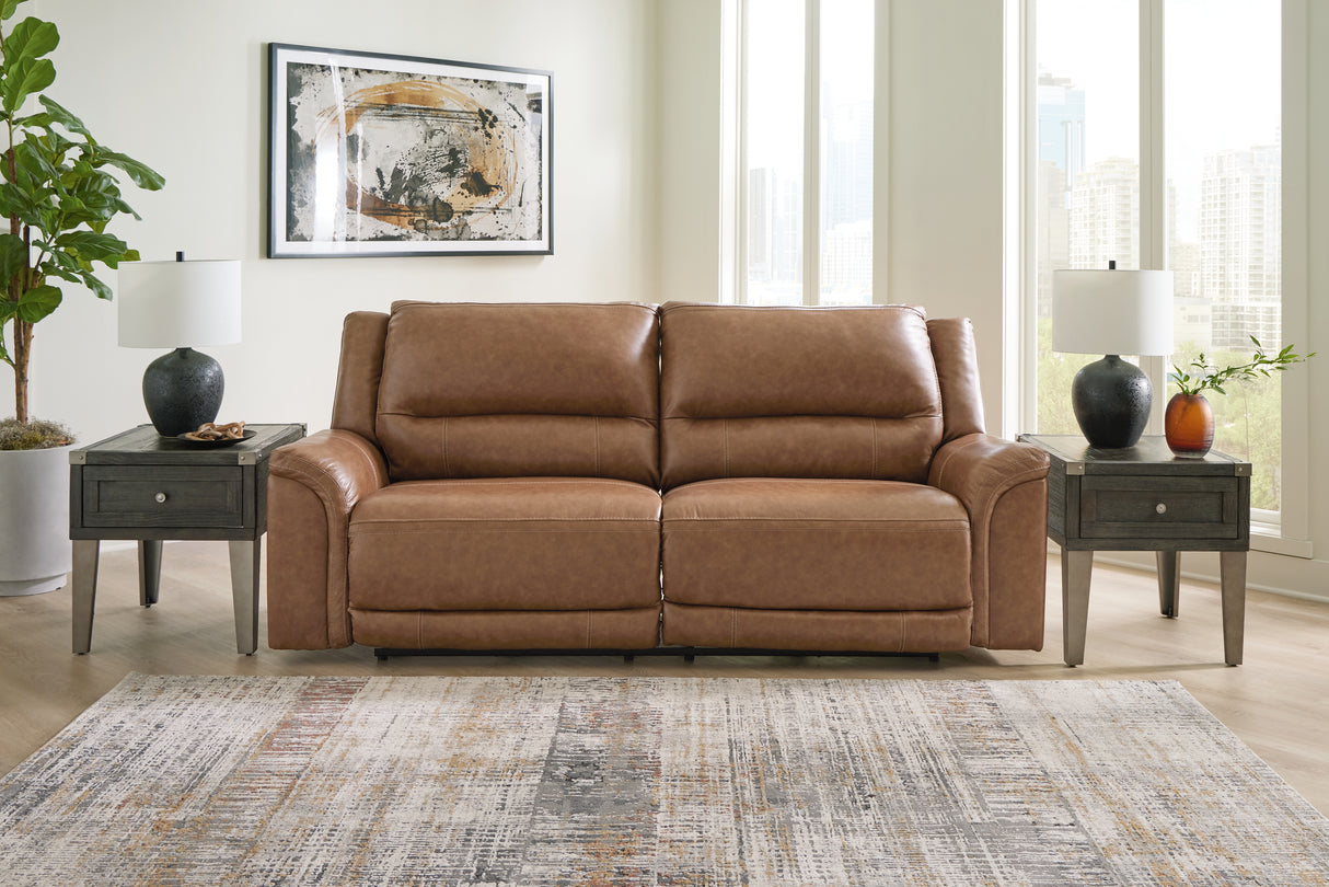 Trasimeno Caramel Power Reclining Sofa, Loveseat And Recliner