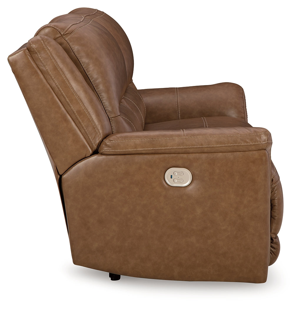 Trasimeno Caramel Power Reclining Sofa