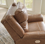 Trasimeno Caramel Power Reclining Sofa, Loveseat And Recliner