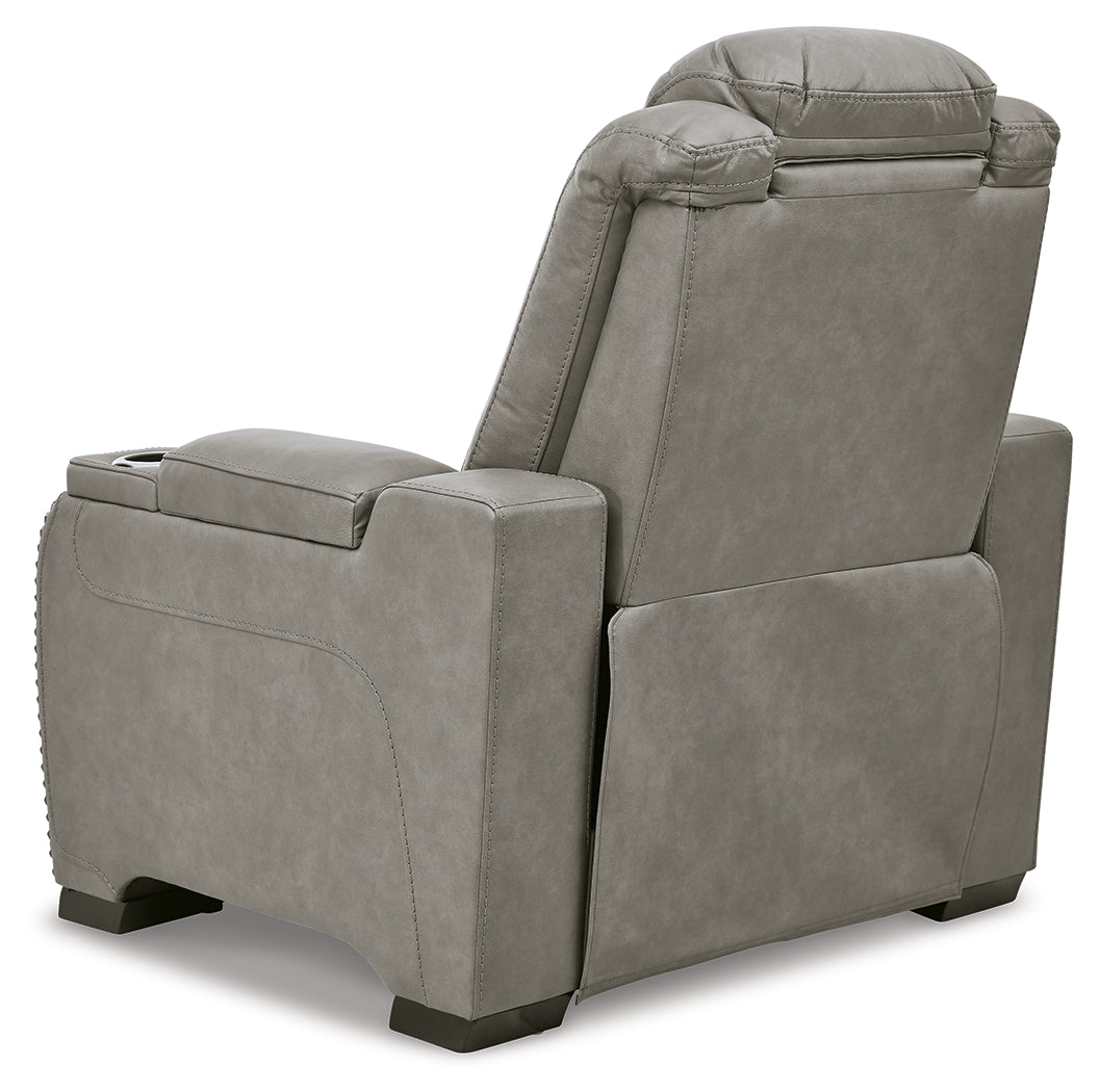 The Man-Den Power Reclining Sofa and Recliner