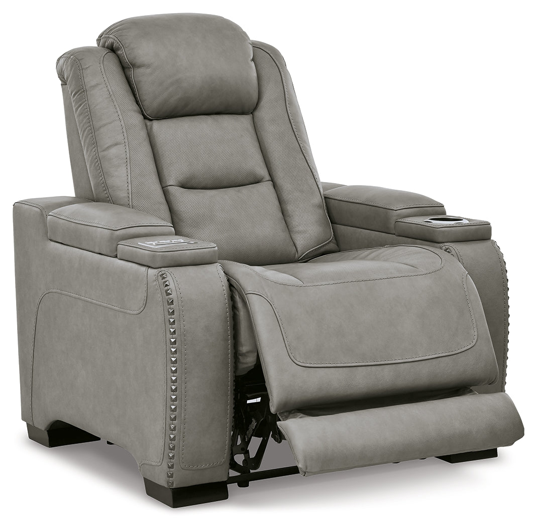 The Man-Den Power Reclining Sofa and Recliner