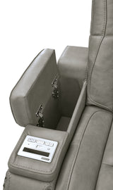 The Man-Den Power Reclining Sofa and Loveseat