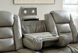 The Man-Den Power Reclining Sofa and Loveseat