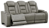 The Man-Den Power Reclining Sofa and Loveseat