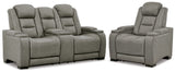 The Man-Den Power Reclining Loveseat and Recliner