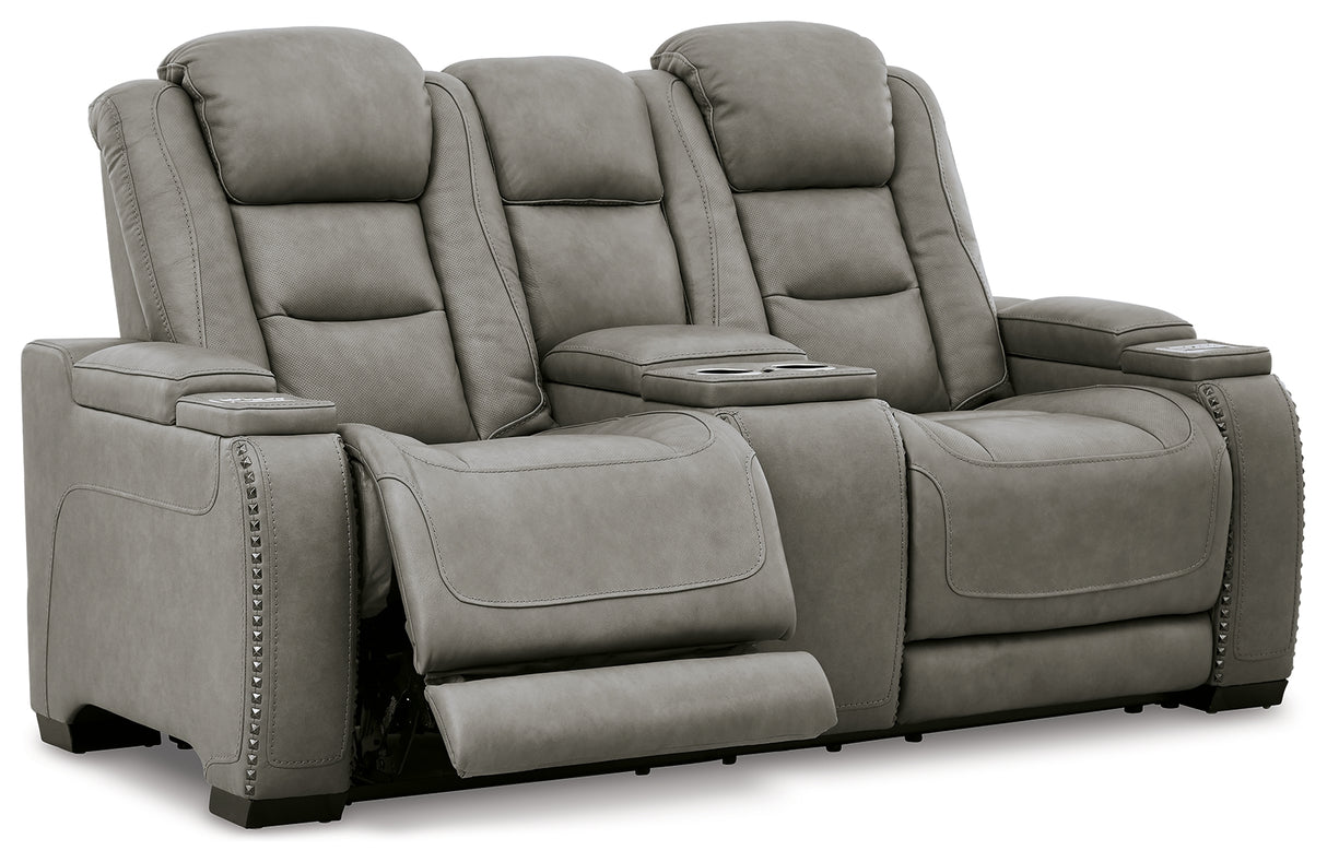 The Man-Den Power Reclining Loveseat and Recliner