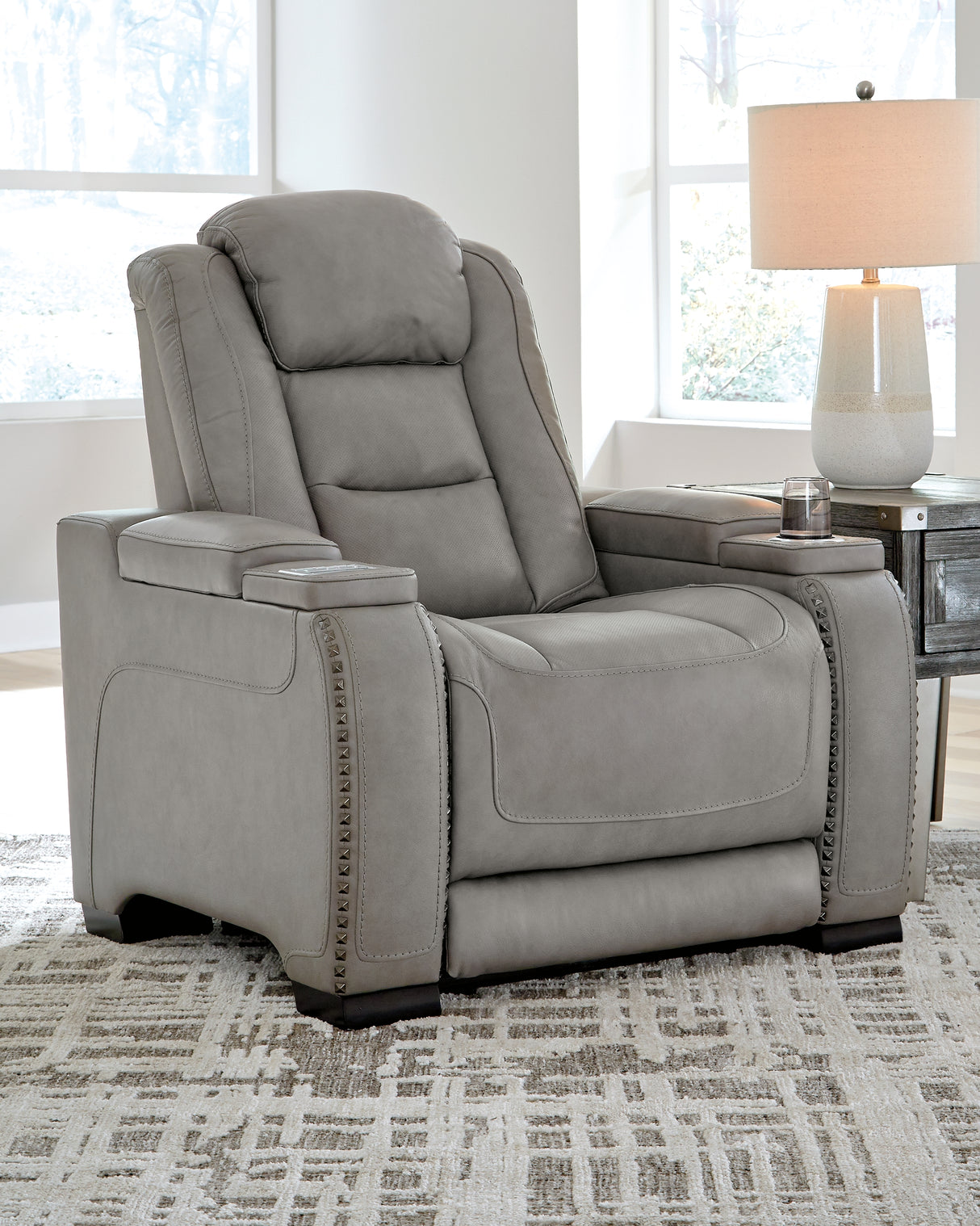 The Man-Den Power Reclining Loveseat and Recliner