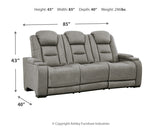 The Gray Man-Den Power Reclining Sofa