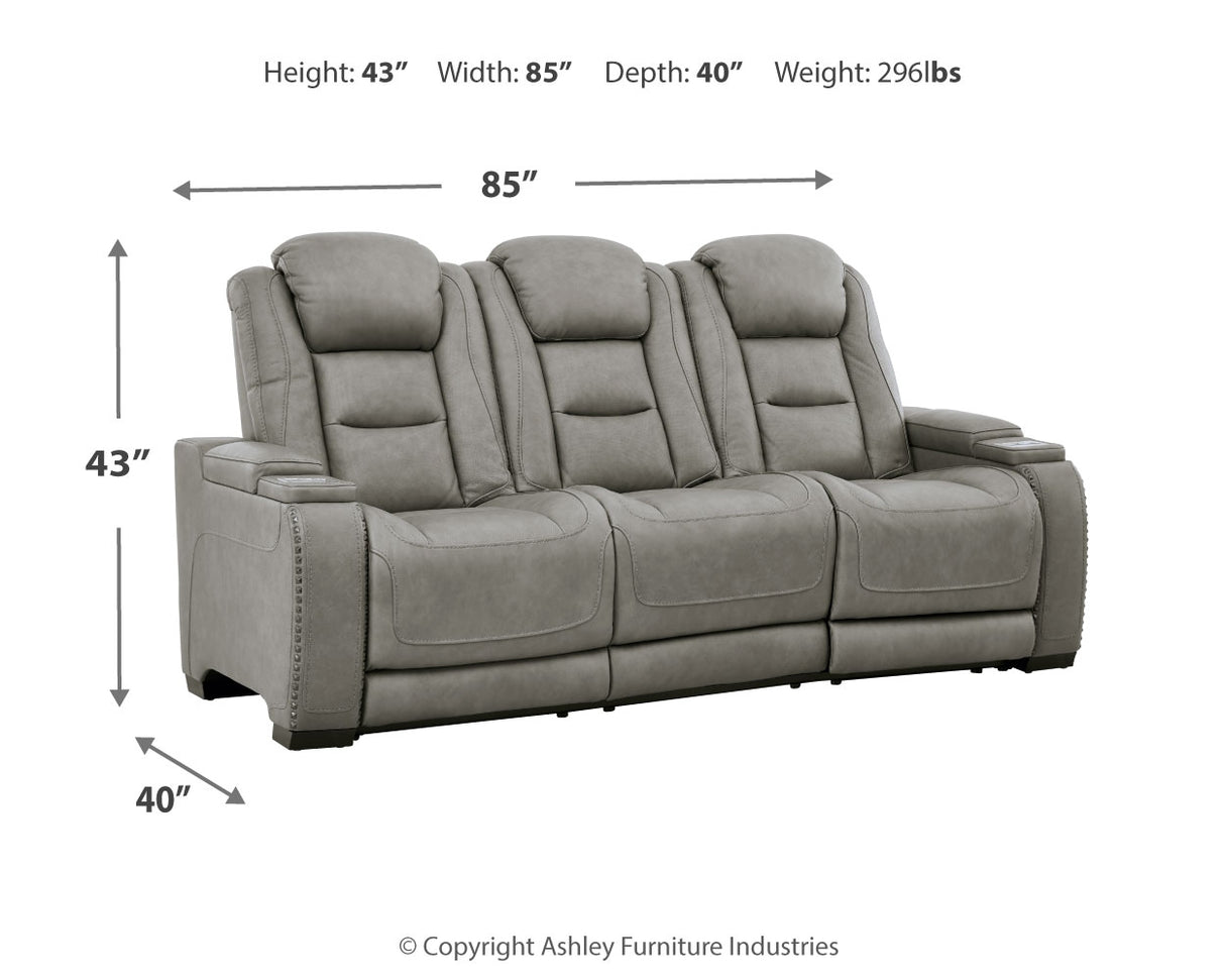 The Man-Den Power Reclining Sofa and Recliner