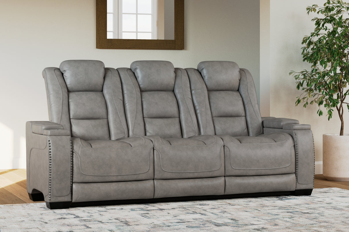 The Gray Man-Den Power Reclining Sofa