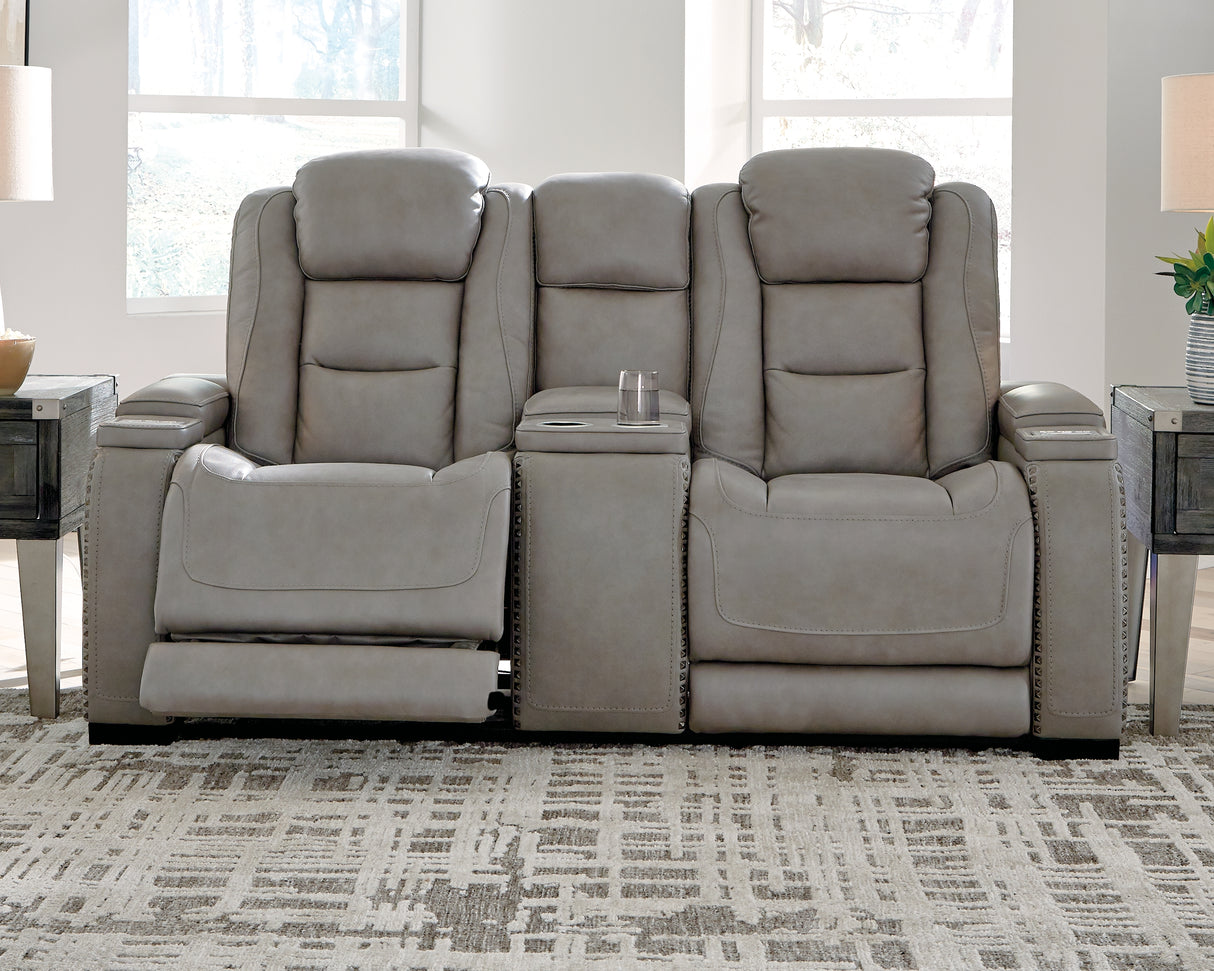 The Man-Den Power Reclining Loveseat and Recliner