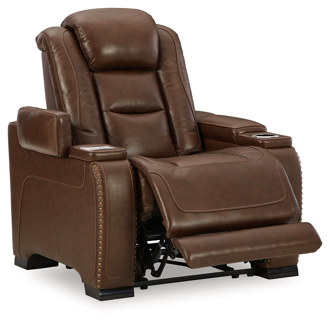 The Man-Den Power Reclining Sofa and Recliner