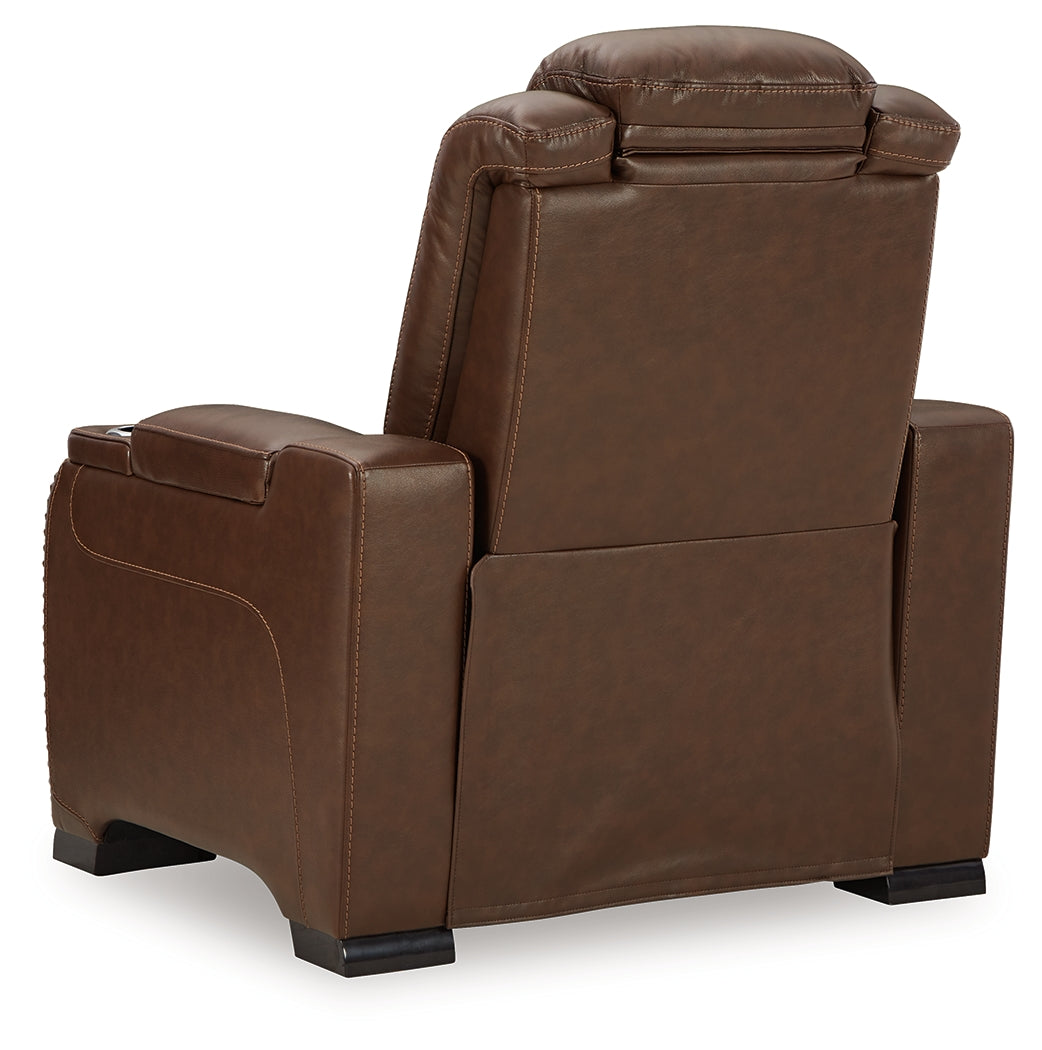 The Mahogany Man-Den Power Recliner