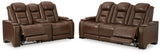 The Man-Den Power Reclining Sofa and Loveseat