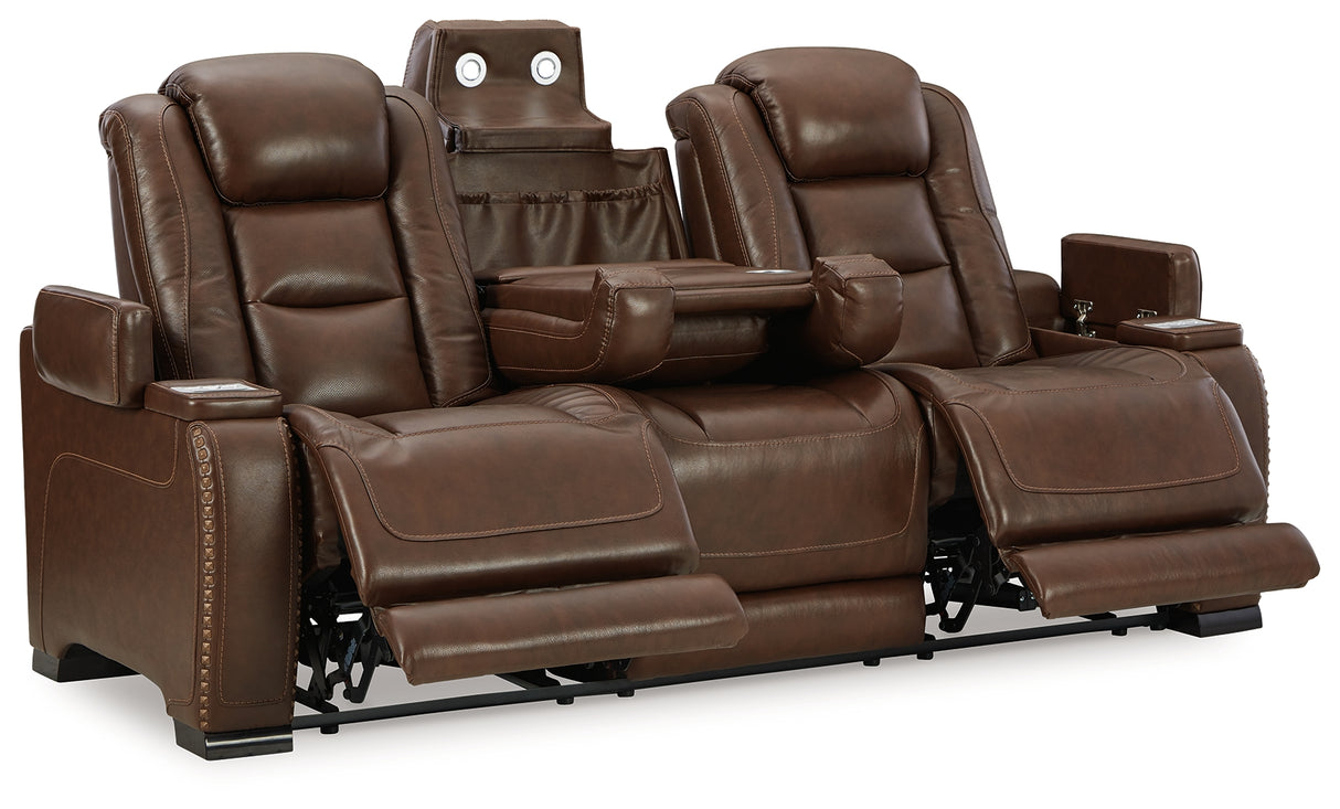 The Man-Den Power Reclining Sofa and Recliner