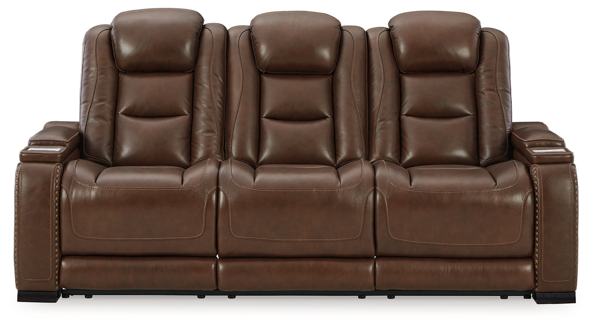 The Man-Den Power Reclining Sofa and Loveseat