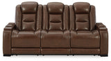 The Man-Den Power Reclining Sofa and Loveseat