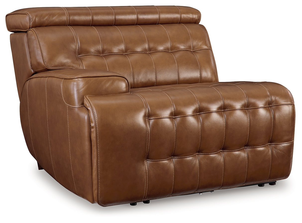 Temmpton Chocolate Left-Arm Facing Power Recliner