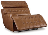 Temmpton Chocolate Left-Arm Facing Power Recliner