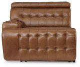 Temmpton Chocolate Left-Arm Facing Power Recliner