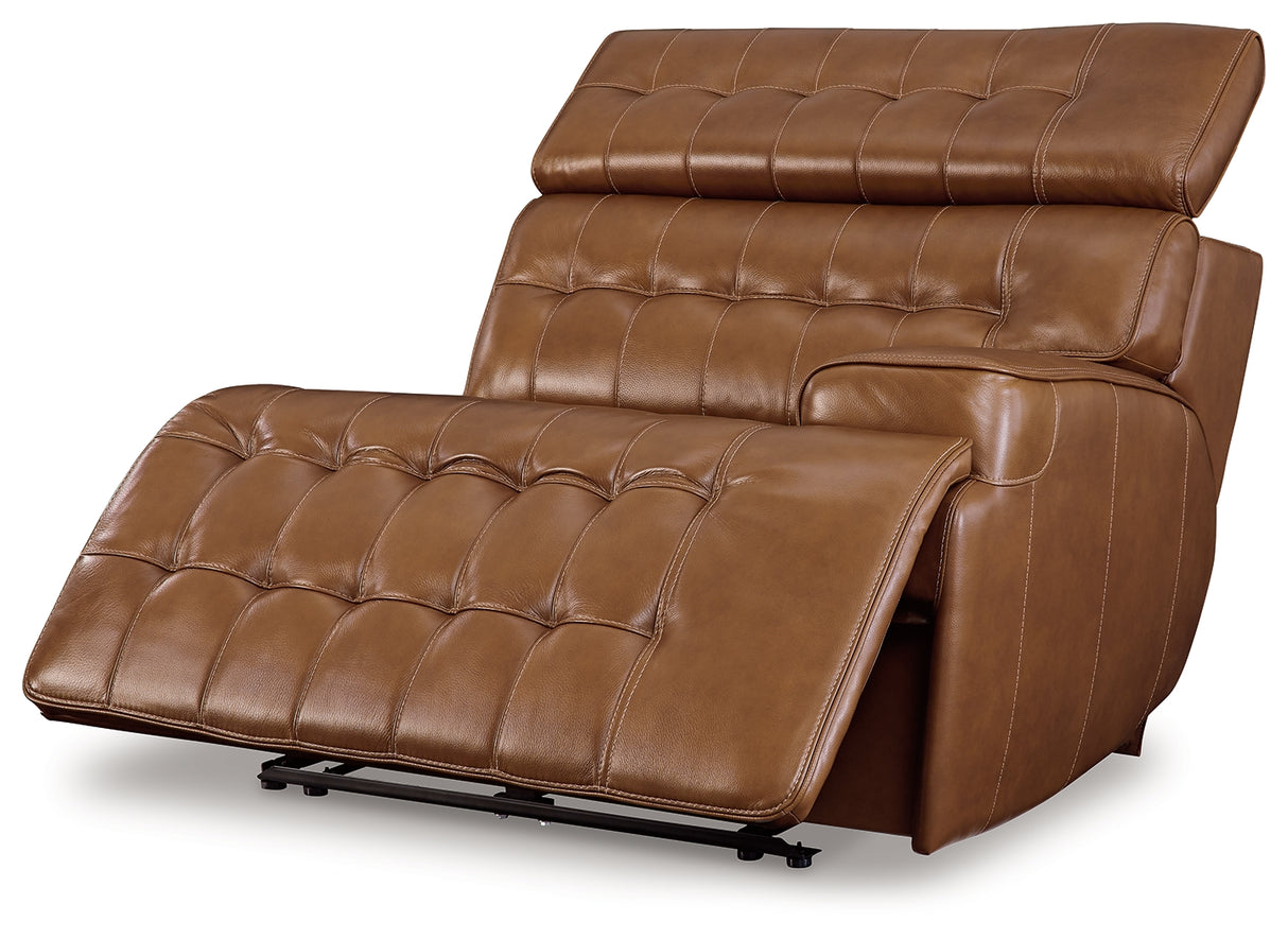 Temmpton Chocolate Right-Arm Facing Power Recliner