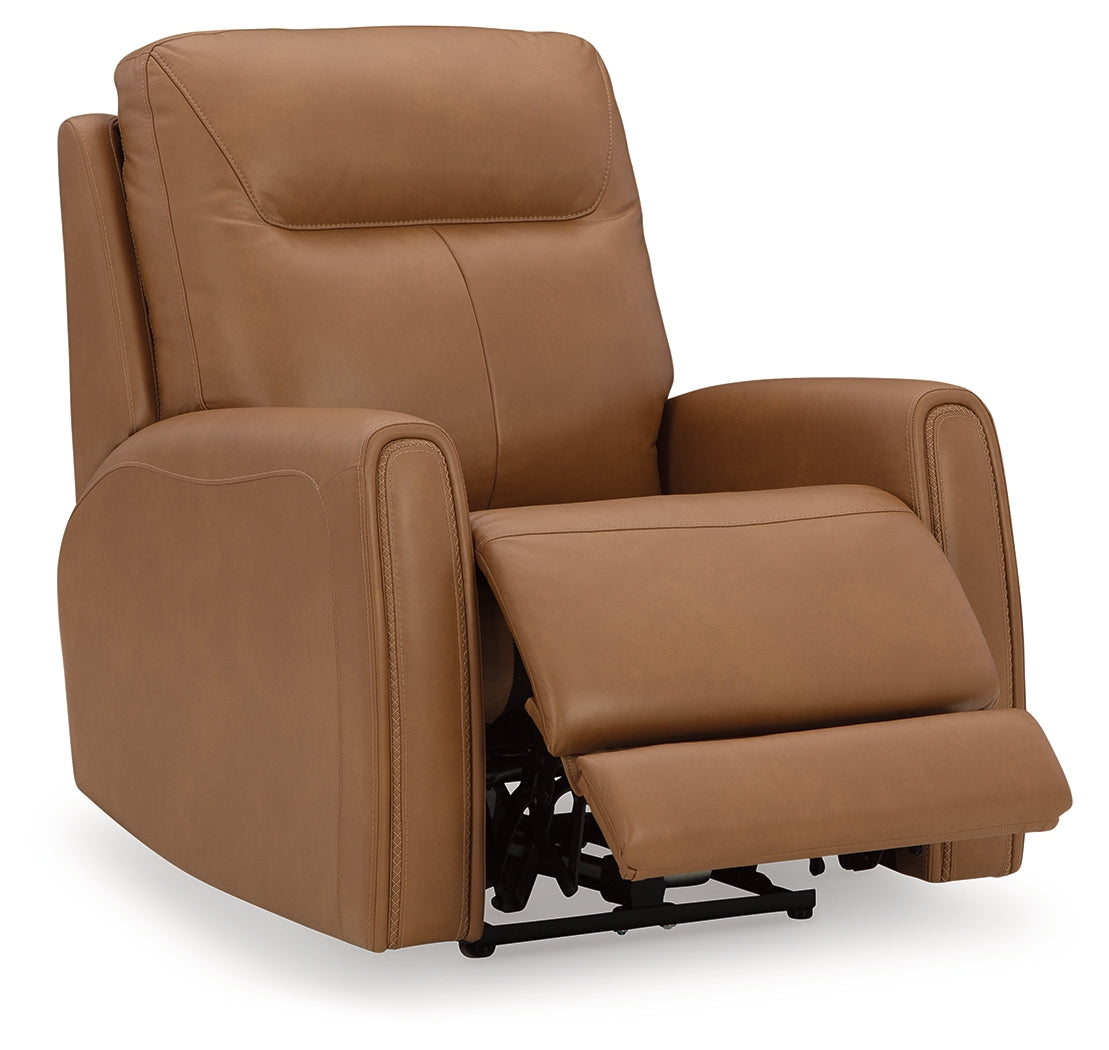 Tryanny Caramel Power Recliner