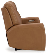 Tryanny Caramel Power Reclining Loveseat