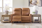 Tryanny Caramel Power Reclining Loveseat