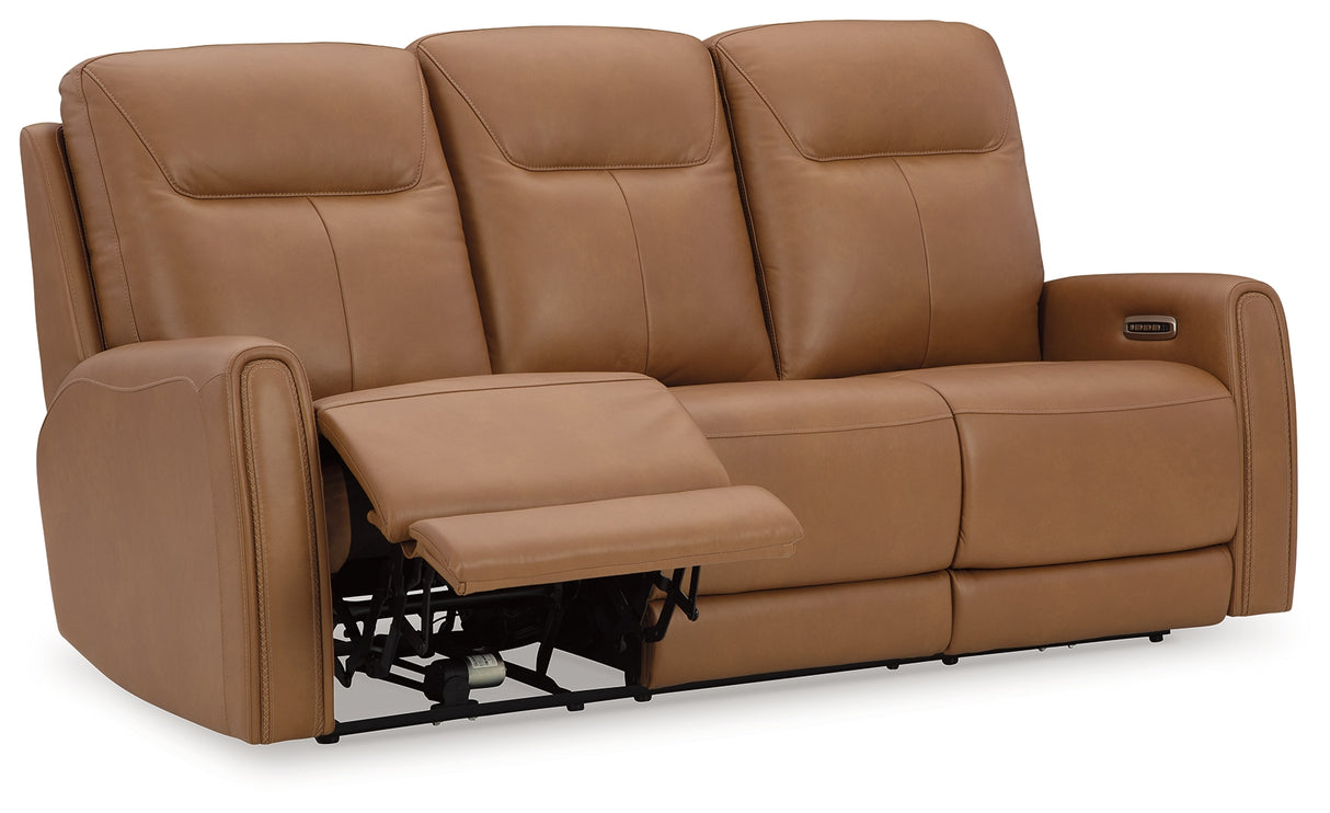 Tryanny Butterscotch Power Reclining Sofa, Loveseat And Recliner