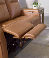 Tryanny Caramel Power Reclining Sofa