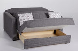 Valerie Love Seat (Diego Gray) 3 Pieces