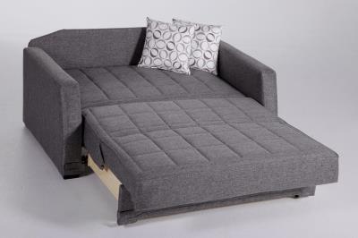 Valerie Love Seat (Diego Gray) 3 Pieces